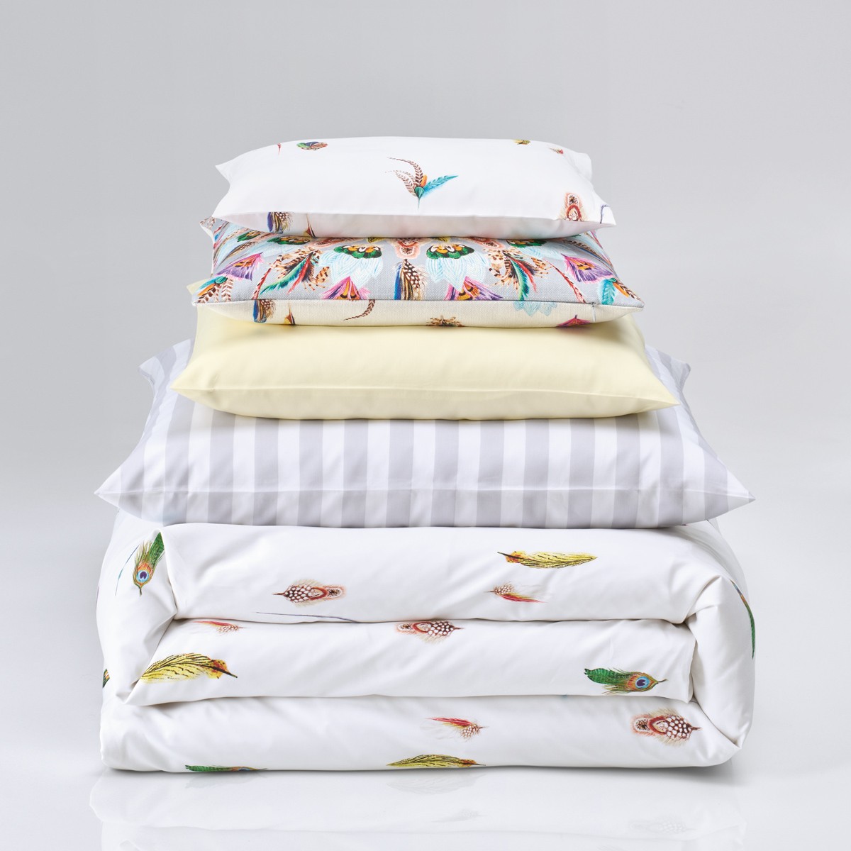 Fischbacher Bettwäsche Feathers E70 Satin – Bild 3